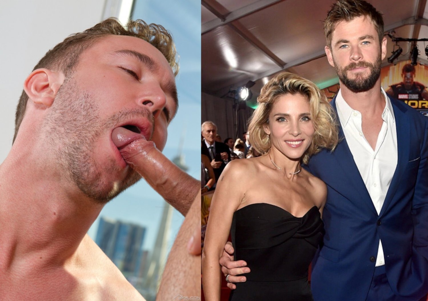 Chris Hemsworth & Elsa Pataky bisex Babecock - Porn - EroMe